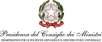 Logo Dipartimento per le politiche giovanili e il Servizio civile universale